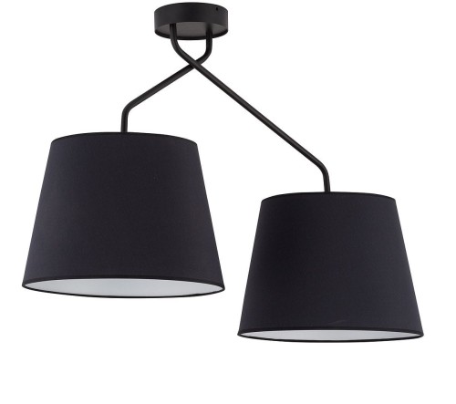 Sigma plafon Lizbona 2 2xE27 czarny 32115 32115