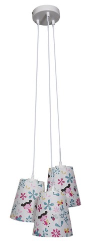 Candellux Lampa wisząca GIRL 3x40W Biały 33-62949
