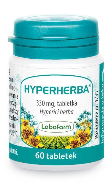 Lab Pharma HYPERHERBA 330 mg łagodzenie stanów depresyjnych 60 tabletek 6790312