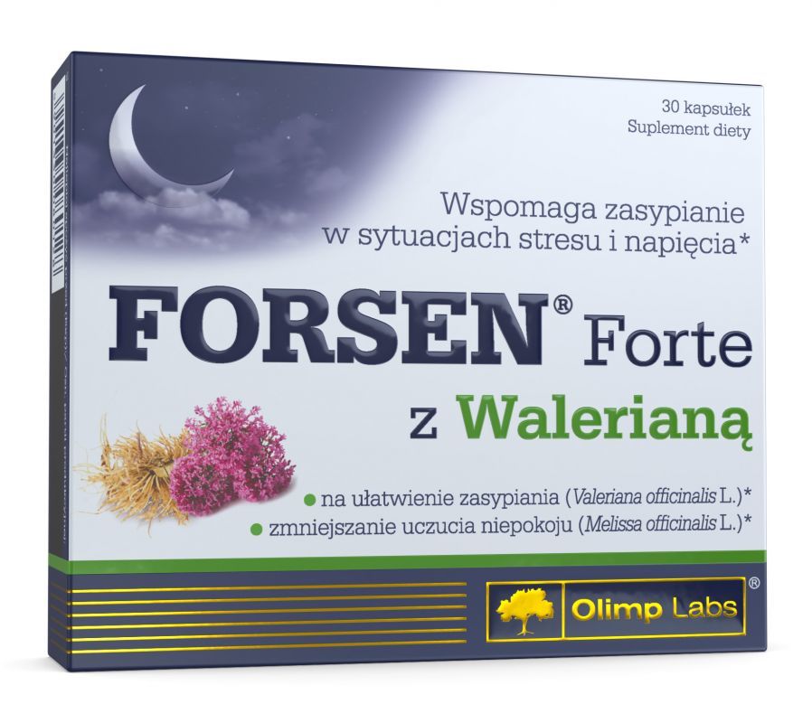 Olimp Forsen Forte z Walerianą, suplement diety, 30 kapsułek |Darmowa dostawa od 199,99 zł !!! 3713221