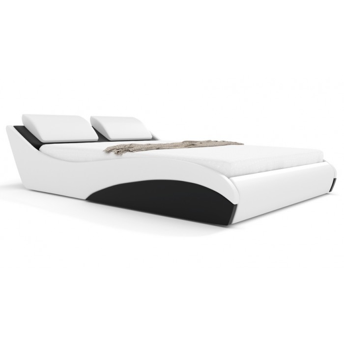Łóżko z pojemnikiem i materacem  Stilo 2 Premium - 120x200