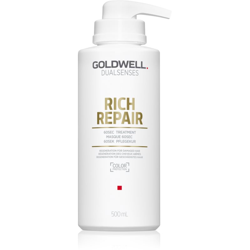 Goldwell DUALSENSES RICH REPAIR 60-sekundowa kuracja do włosów zniszczonych 500ml 0000050154