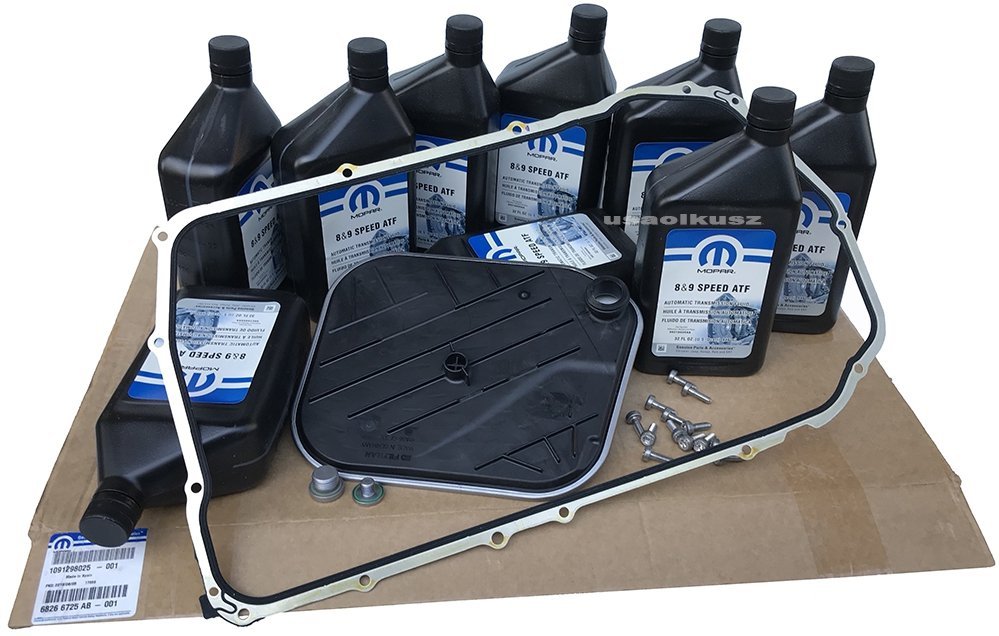 Filtr oraz olej MOPAR skrzyni 8HP95 Jeep Grand Cherokee Trackhawk 6,2 V8 Supercharged