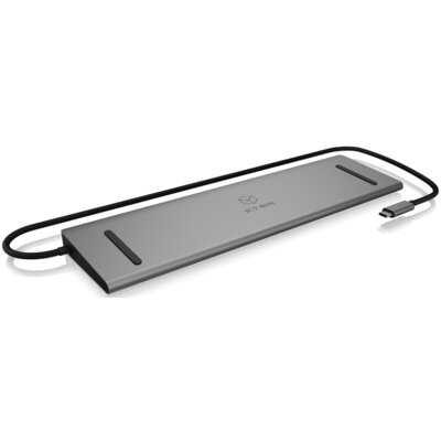 Icy Box USB-C HDMI USB VGA RJ-45 PD