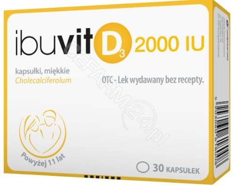 POLPHARMA Ibuvit D3 2000 IU x 30 kaps