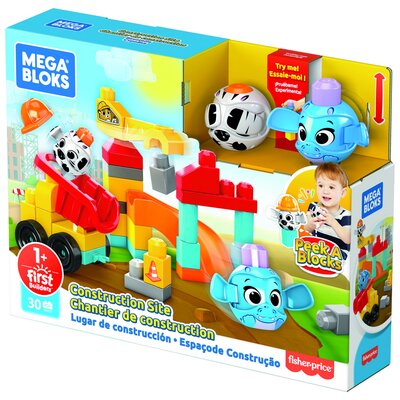 Mega Bloks Klocki „A kuku” Plac budowy wiek 12msc+