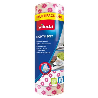 Vileda Ściereczka uniwersalna Light&Soft rolka (159516)