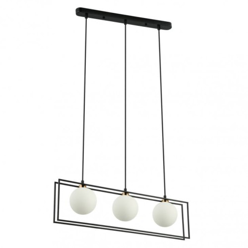 Italux Grosetta lampa wisząca 1-punktowa czarna/złota PND-53423-1-GD PND-53423-1-GD