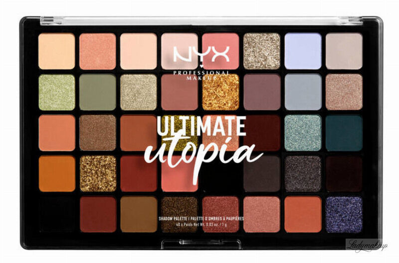 NYX Professional Makeup - ULTIMATE Utopia - Shadow Palette - Paleta 40 cieni do powiek