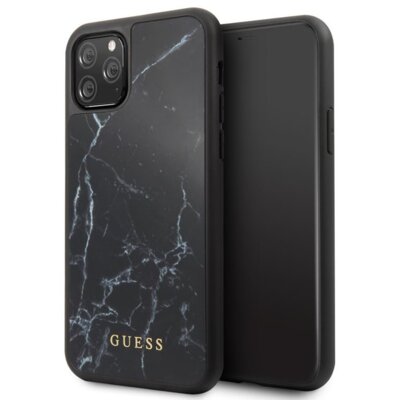Guess Obudowa dla telefonów komórkowych Marble pro Apple iPhone 11 Pro GUHCN58HYMABK Czarny