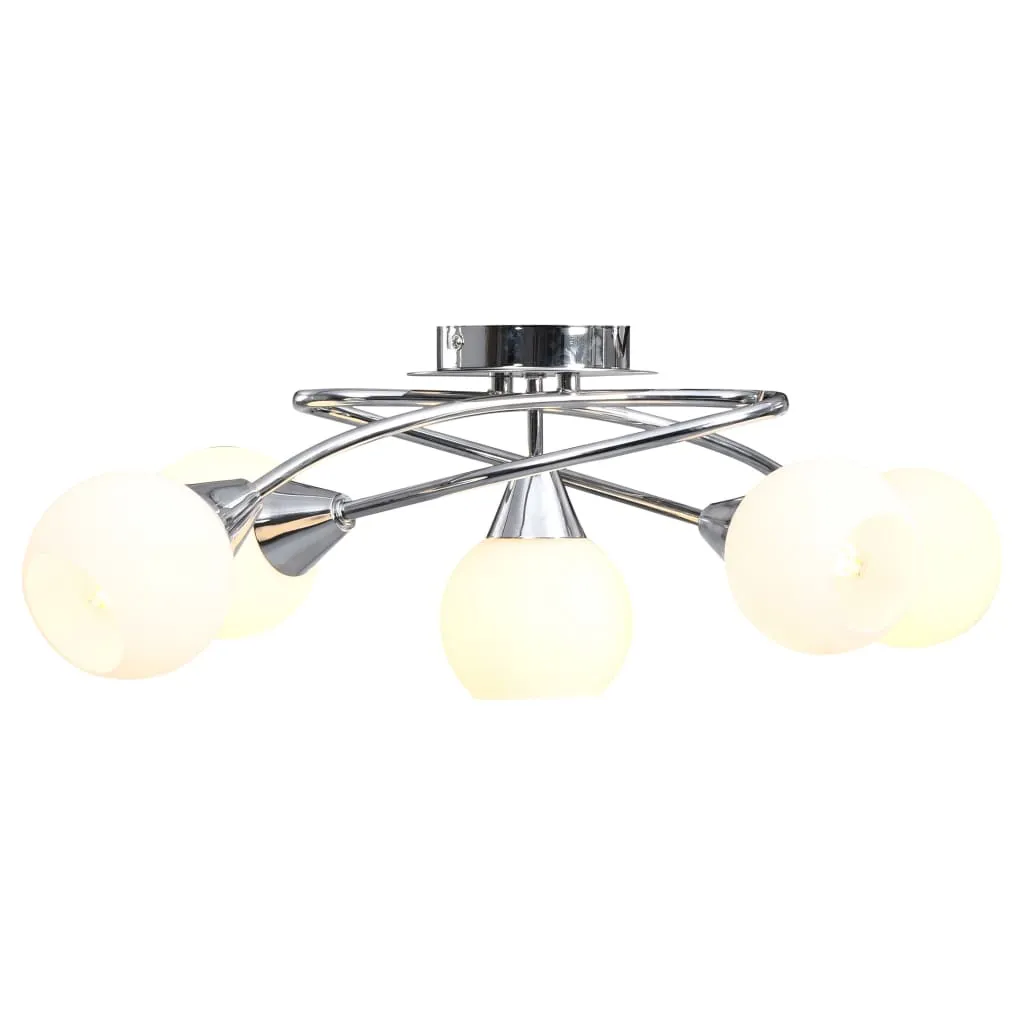 Lampa sufitowa ceramiczna z okrągłymi kloszami - EX215-Hefi