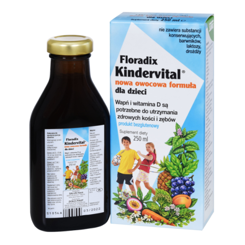 FLORADIX Zioło-Piast Floradix Kindervital 250Ml nowa formuł
