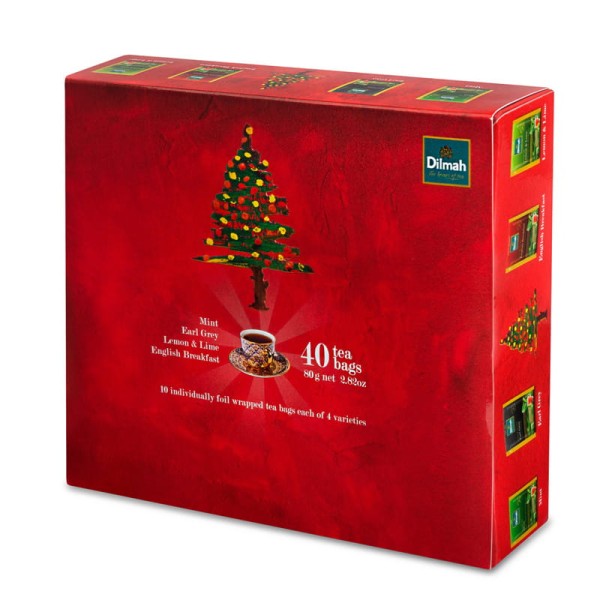 Dilmah Gift of four 40 kopert zestaw świąteczny DI.GIFT OF FOUR