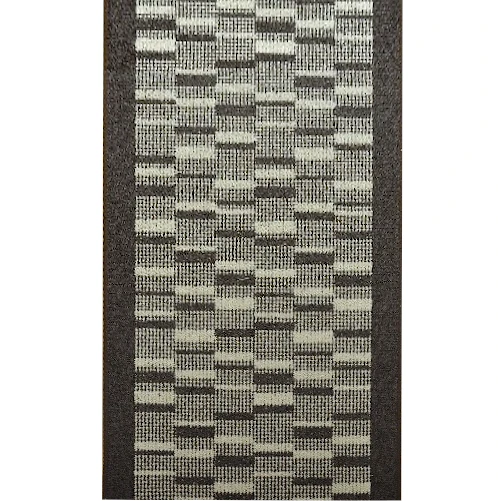 CHODNIK SZNURKOWY TRENDY PODGUMOWANY 100cm KRATA BRĄZ