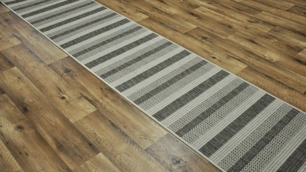 CHODNIK PODGUMOWANY SZNURKOWY SCANDIGEL PASY BEŻ 7223