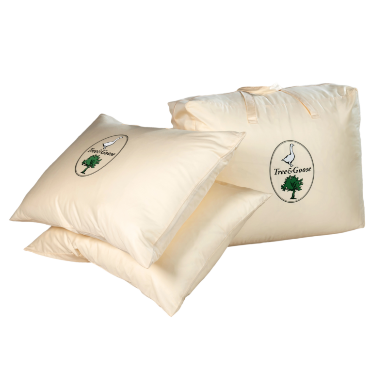 Poduszka trzykomorowa TREE AND GOOSE puchowa : Rozmiar poduszki - 70x80