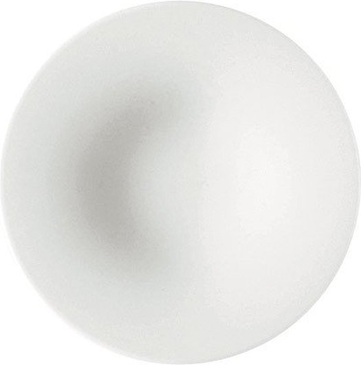 Alessi KU Zestaw 4 szt spodków pod filiżankę | biała porcelana