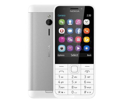 Nokia 230 16MB Dual Sim Srebrny TKOM230DSV