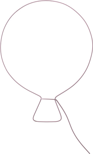 Dekoracja ścienna metalowa Bloomingville Mini balon