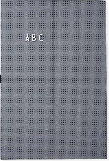 Tablica Design Letters A3 ciemnoszara