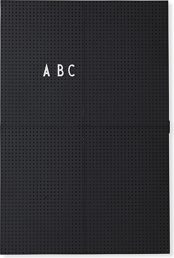 Tablica Design Letters A3 czarna