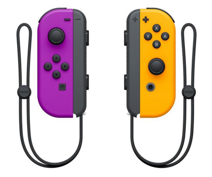 Nintendo Joy-Con Controller Neon Purple/Orange pair