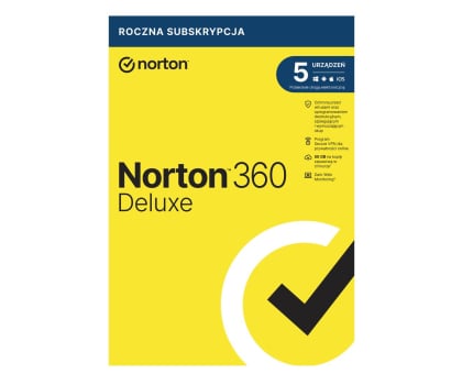 NortonLifeLock 360 Deluxe 5st. 12m. ESD - wyślemy Ci klucz, gdy dostaniemy płatność