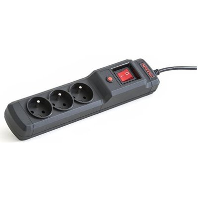 Armac Listwa Zasilająca MULTI M3 (3 GNIAZDA) 2.5m czarna M3/25/CZ