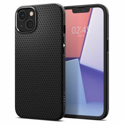 Spigen nakładka Liquid Air do iPhone 13 Mini matte czarna 8_2275574