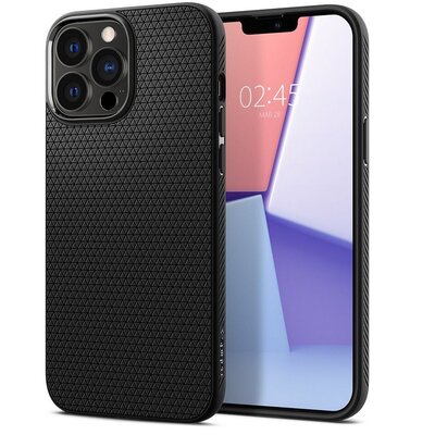 Spigen nakładka Liquid Air do iPhone 13 Pro matte czarna 8_2275588