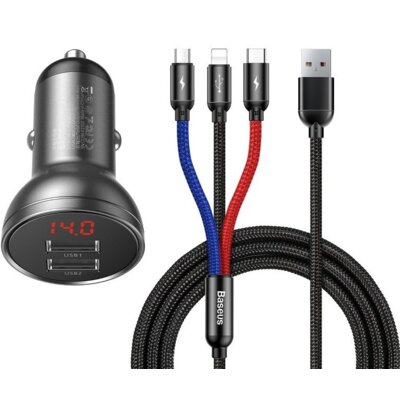 Baseus ładowarka 2xUSB i kabel 3w1 TZCCBX-0G baseus_20200131131800