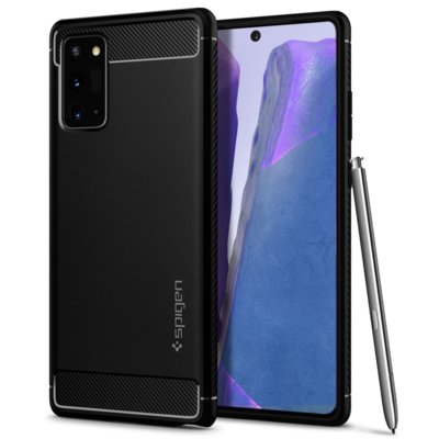Spigen Rugged Armor do Galaxy Note 20 czarny