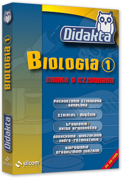Oprogramowanie Didakta Biologia 1 - Nauka o człowieku