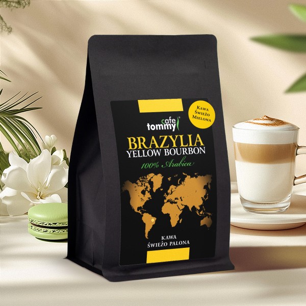 Kawa Brazylia Yellow Bourbon Fazenda Rainha mielona