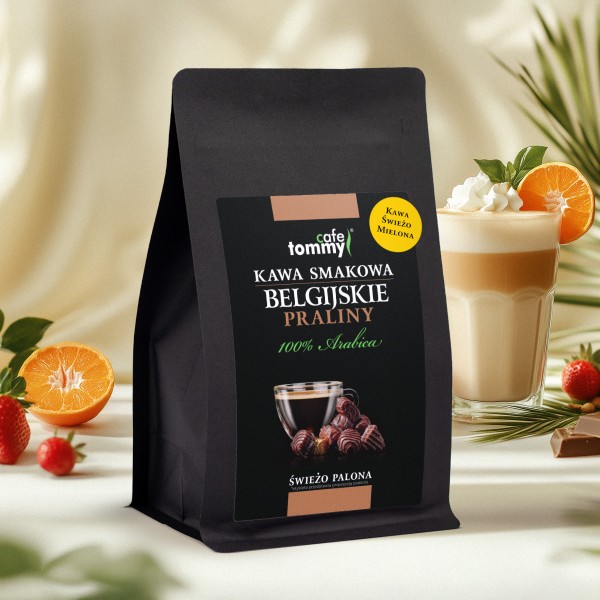 Tommy Cafe Kawa smakowa Belgijskie Praliny mielona KSBE150M