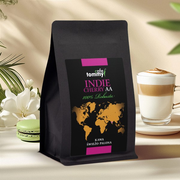 Kawa India Cherry AA Robusta ziarnista