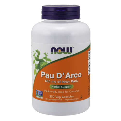 Now Foods foods PAU D'ARCO Lapacho 500 mg (250 kaps) Foods no-084