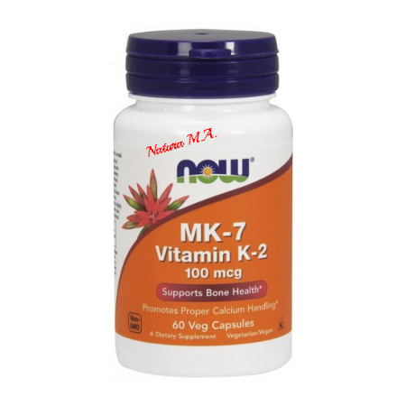 Now Foods Witamina K2 MK-7 100mcg 60veg kaps - suplement diety USA