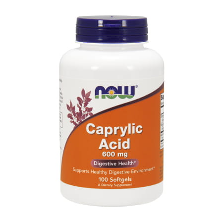 Now Foods NOW Caprylic Acid 600mg 100caps