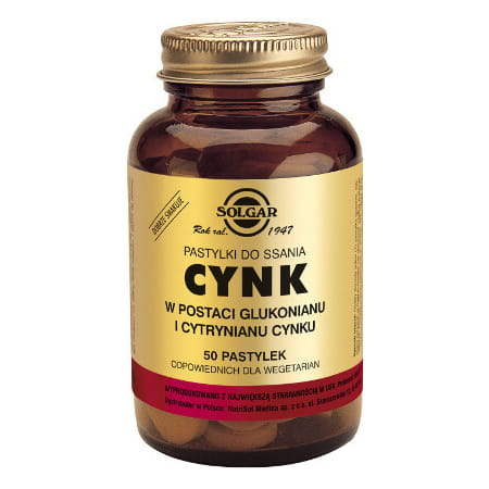 Solgar Cynk 50 szt.