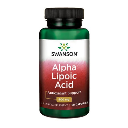 SWANSON ALA Kwas Alfa Liponowy 60 kaps. - Suplement diety SWU167