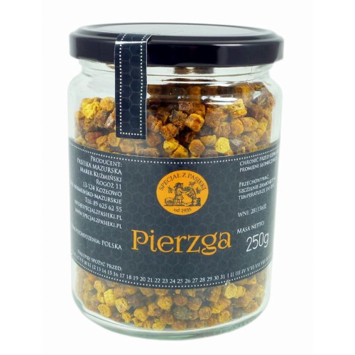 SPECJAŁ Z PASIEKI Pierzga czysta (sucha) 250g SPECJAŁ Z PASIEKI 11PASPIECZ