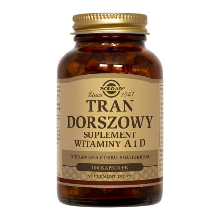 Solgar Dorszowy tran norweski 100 kapsułek