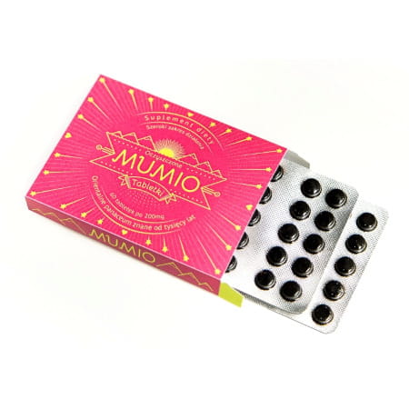 NAMI Mumio oczyczczone 200mg, 60tabl. 21NAMMUMOD