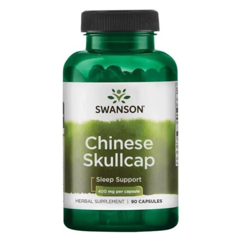 SWANSON Tarczyca bajkalska (Chinese Skullcap) 400 mg 90 kaps.