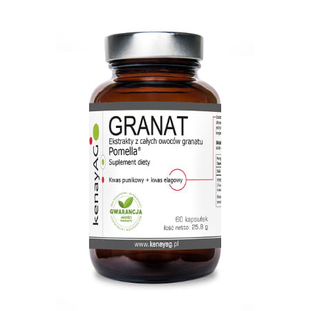 KENAY Granat ekstrakty z całych owoców granatu Pomella x 60 kaps Kenay