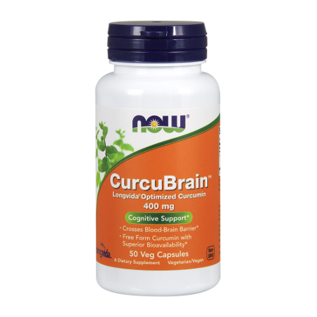 Now Foods CurcuBrain 400 mg (50 kaps.)