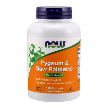 Now Foods Foods Pygeum & Saw Palmetto 120 kaps. TT000714