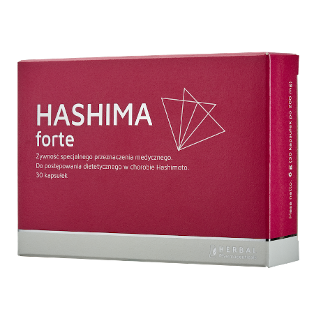 HERBAL PHARMACEUTICALS HASHIMA forte do postępowania dietetycznego w chorobie Hashimoto kapsułki 30 sztuk