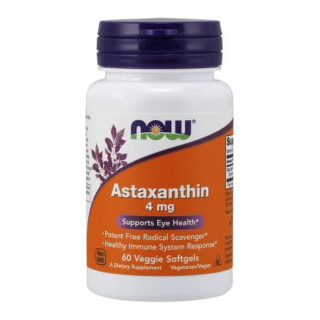 Now Foods NOW Astaxanthin 4mg 60vegcaps